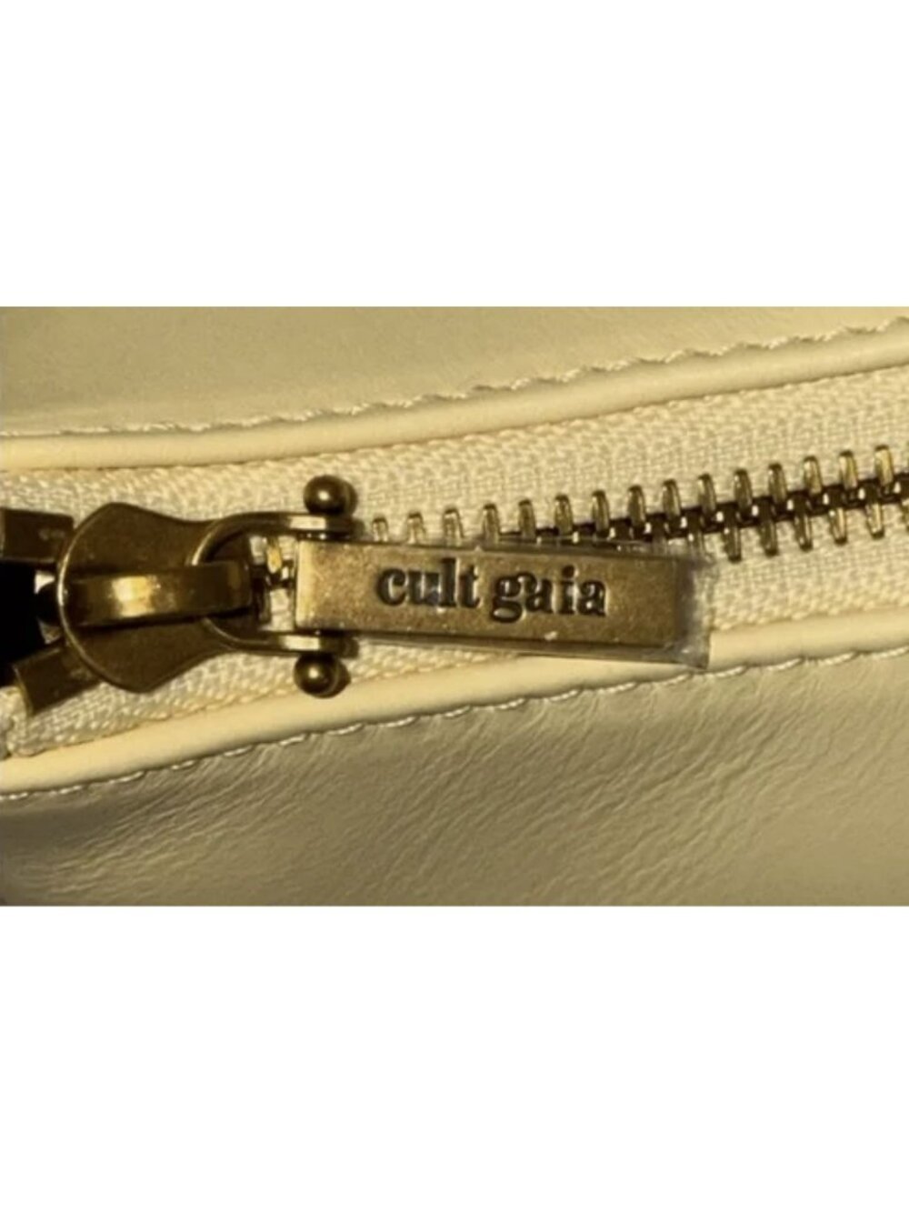 CULT GAIA $498 OSA Shoulder Bag Leather Buttercream Yellow NEW - Picture 8 of 8